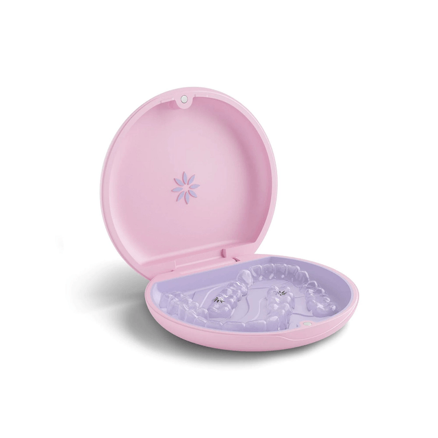 INVISALIGN Boîtier pour aligner et contention Rose