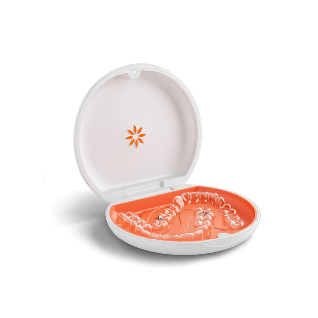INVISALIGN Boîtier pour aligner et contention Blanc