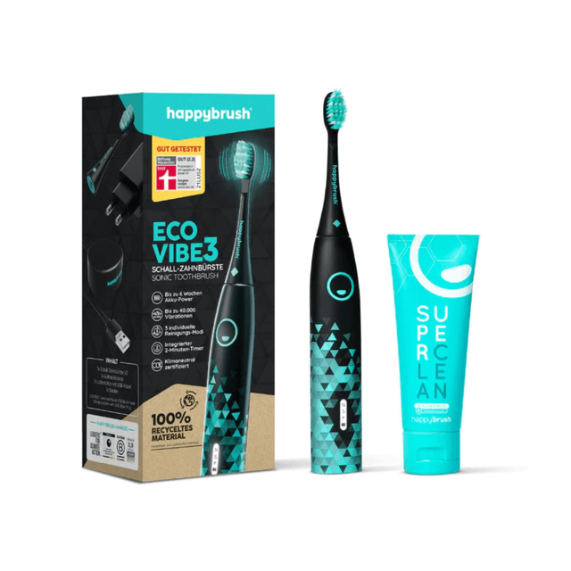 HAPPYBRUSH Starter set Sonique Vibe 3 noire