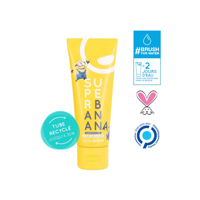HAPPYBRUSH Dentifrice SuperBanana